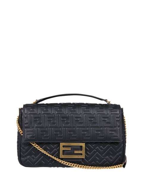 baguette fendi nera|fendi baguette real.